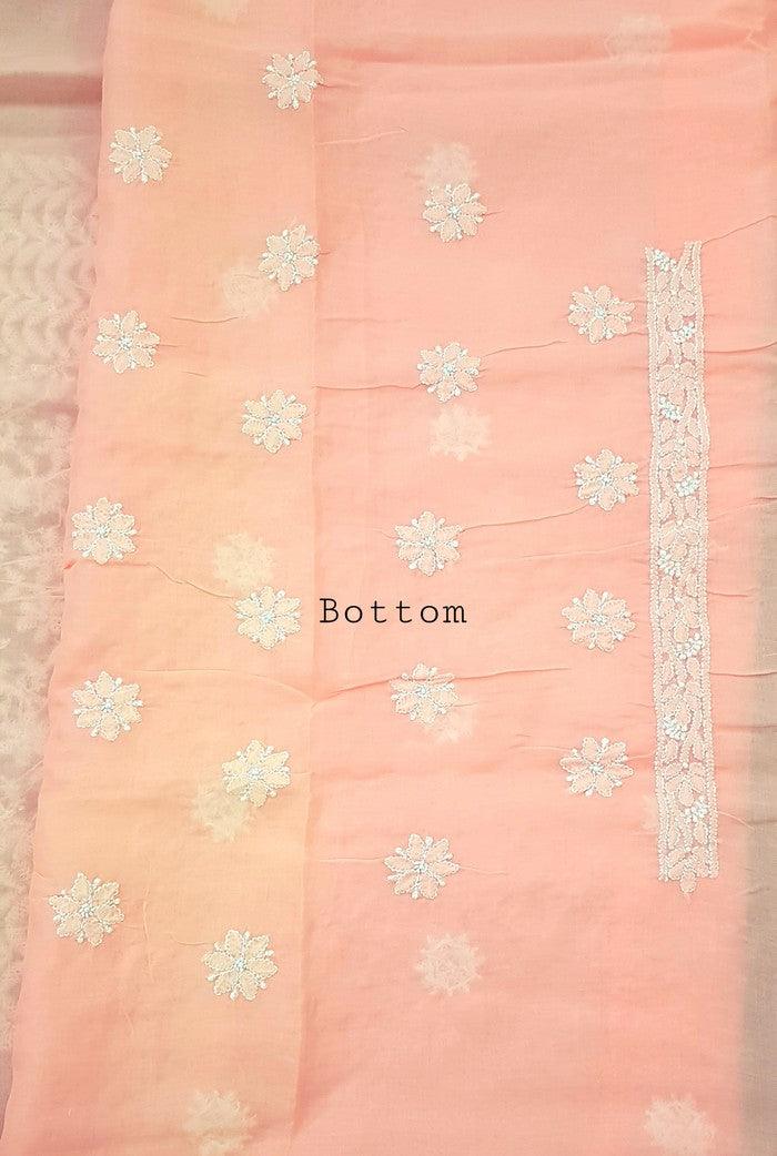 Chikankari Cotton Suit ( 3 Piece ) - Adah Chikankari