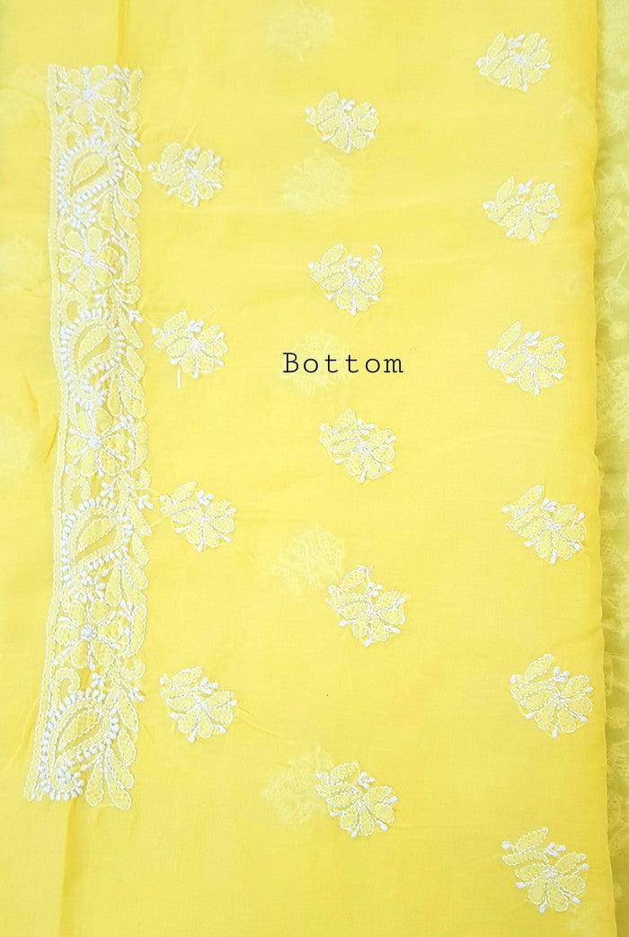 Chikankari Cotton Suit ( 3 Piece ) - Adah Chikankari