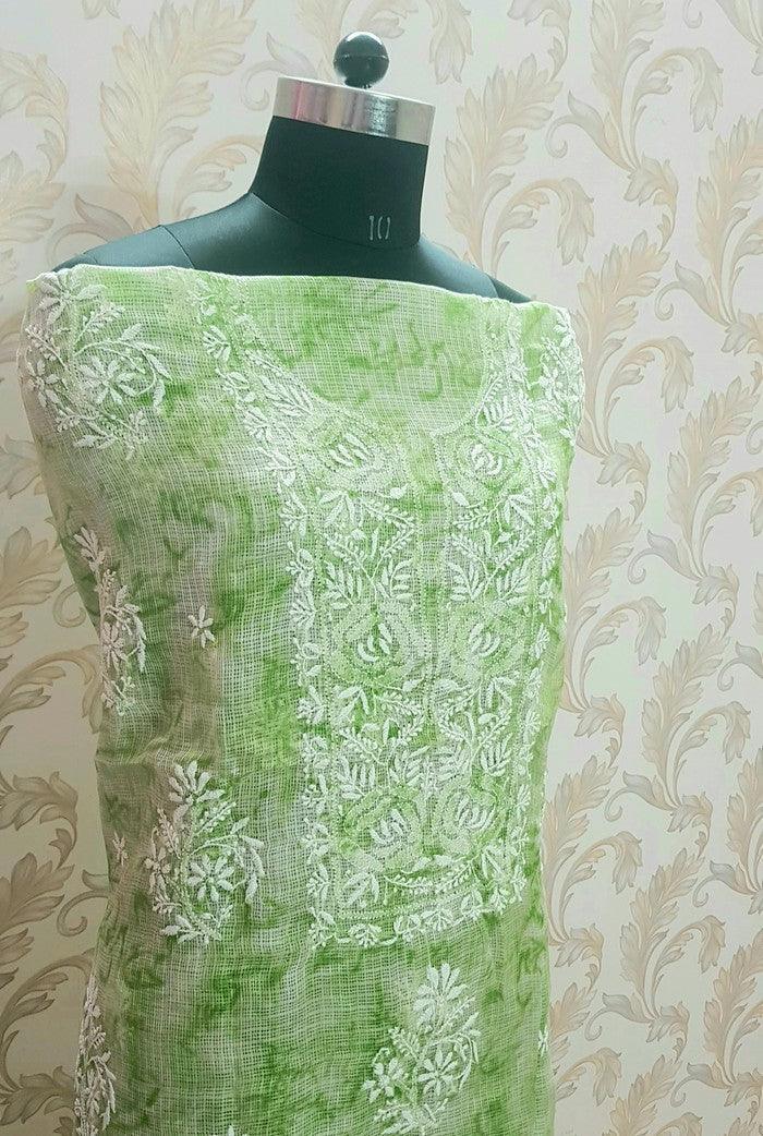 Chikankari Kota Suit ( 2 Piece ) - Adah Chikankari