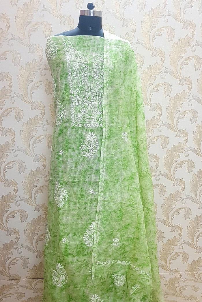 Chikankari Kota Suit ( 2 Piece ) - Adah Chikankari