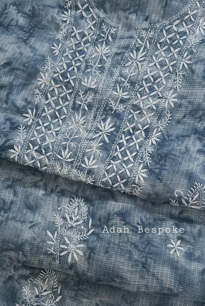 Chikankari Kota Suit ( 2 Piece ) - Adah Chikankari