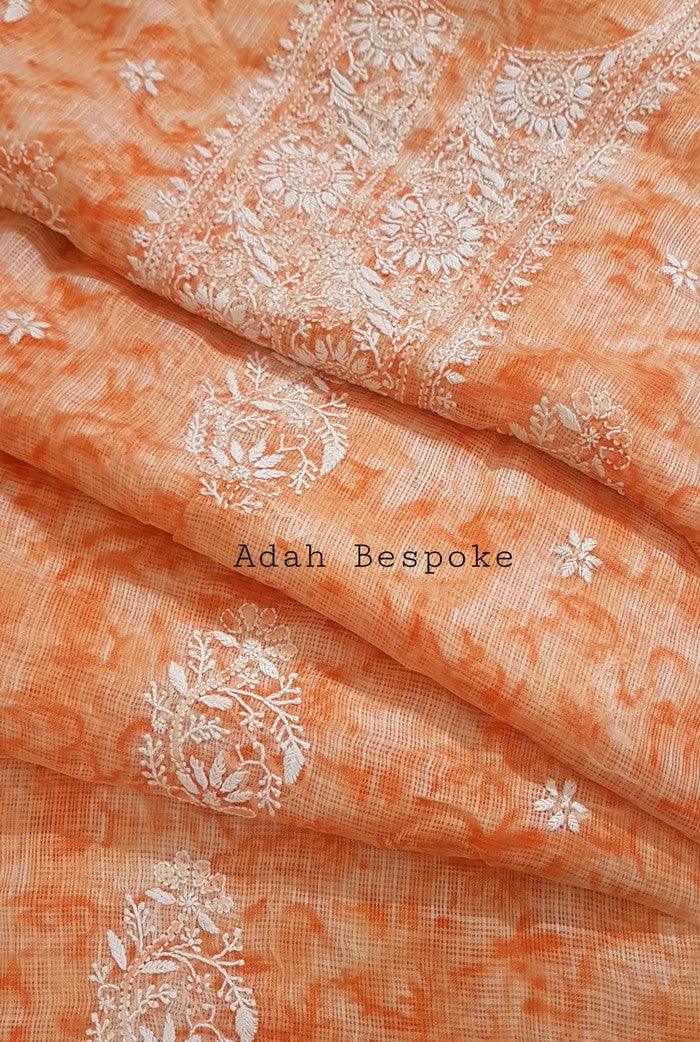 Chikankari Kota Suit ( 2 Piece ) - Adah Chikankari