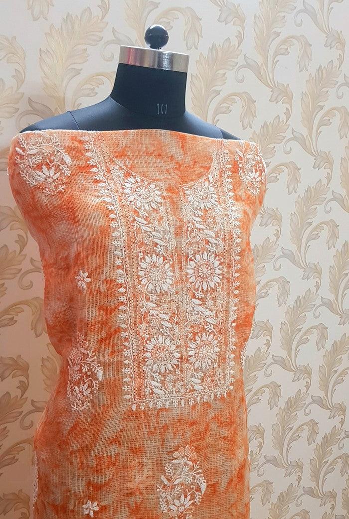 Chikankari Kota Suit ( 2 Piece ) - Adah Chikankari