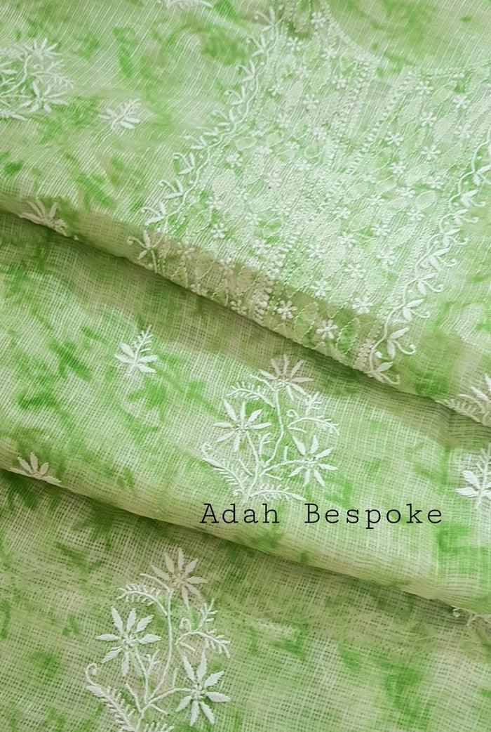 Chikankari Kota Suit ( 2 Piece ) - Adah Chikankari