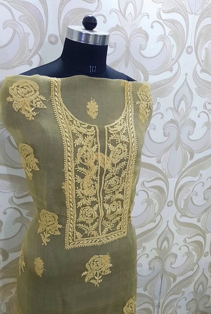 Chikan suit latest design