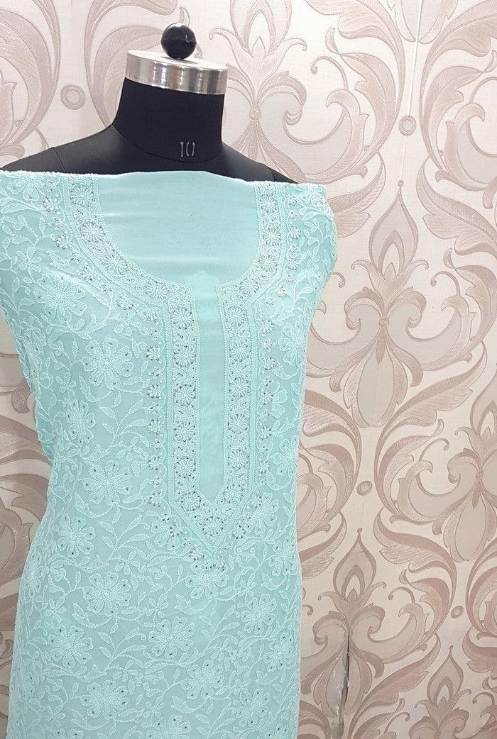 chanderi silk suit