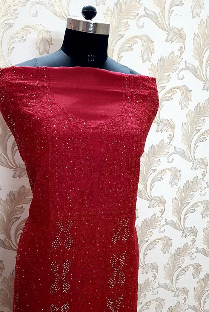 chanderi suit