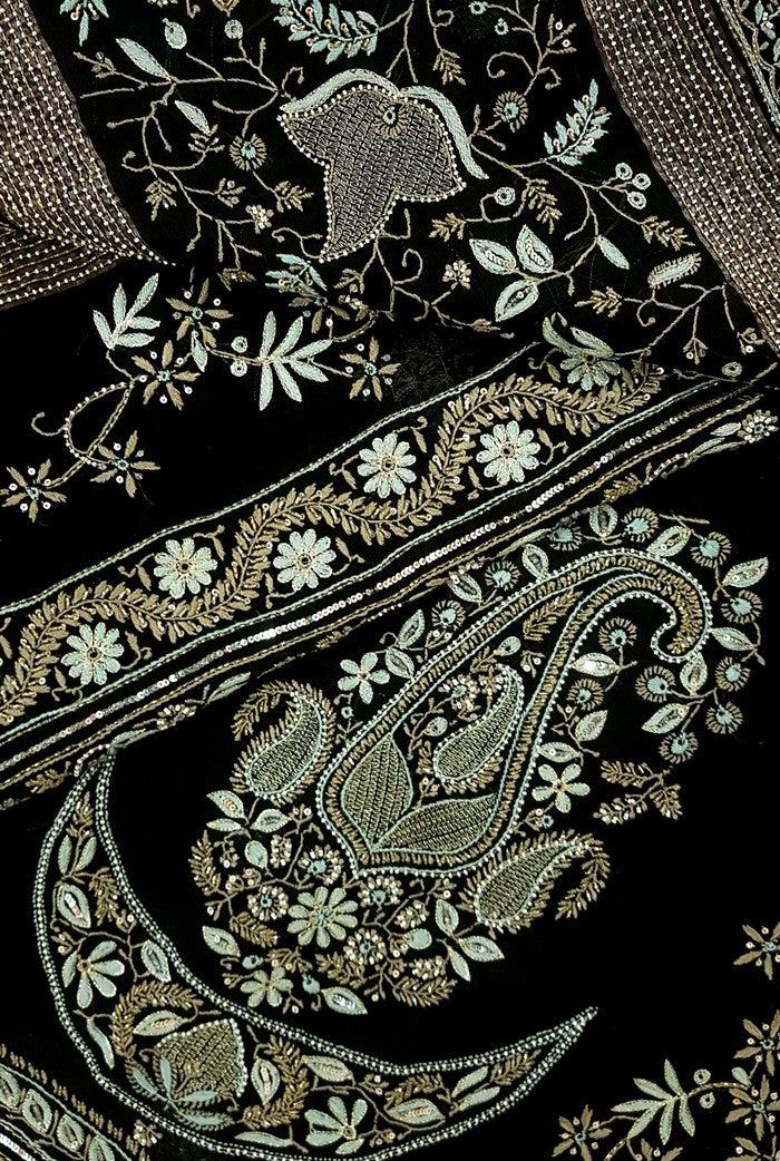 Designer Chanderi Silk Saree - Adah Chikankari