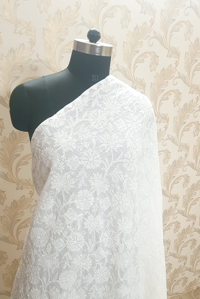 Chikankari Cotton Dupatta