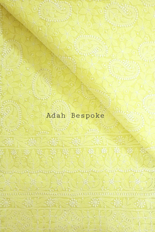 Chikankari Cotton Kurta ( Unstitched )