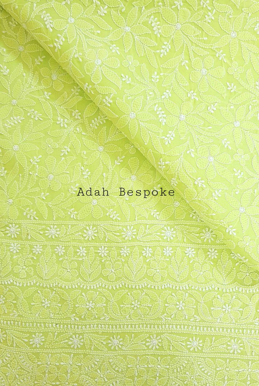 Chikankari Cotton Kurta ( Unstitched )
