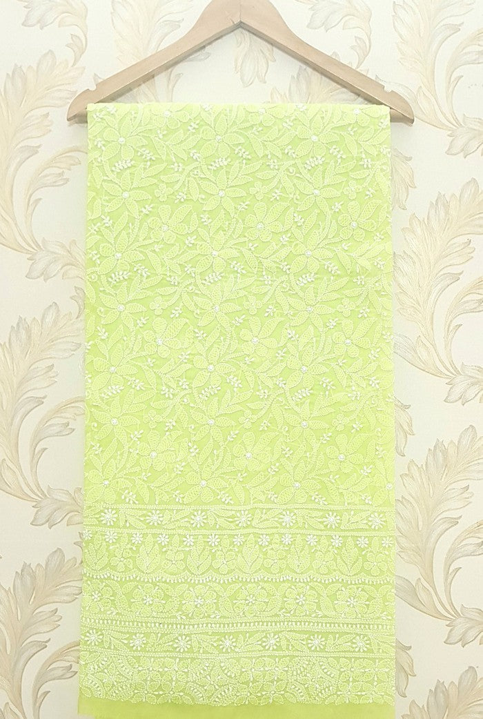 Chikankari Cotton Kurta ( Unstitched )