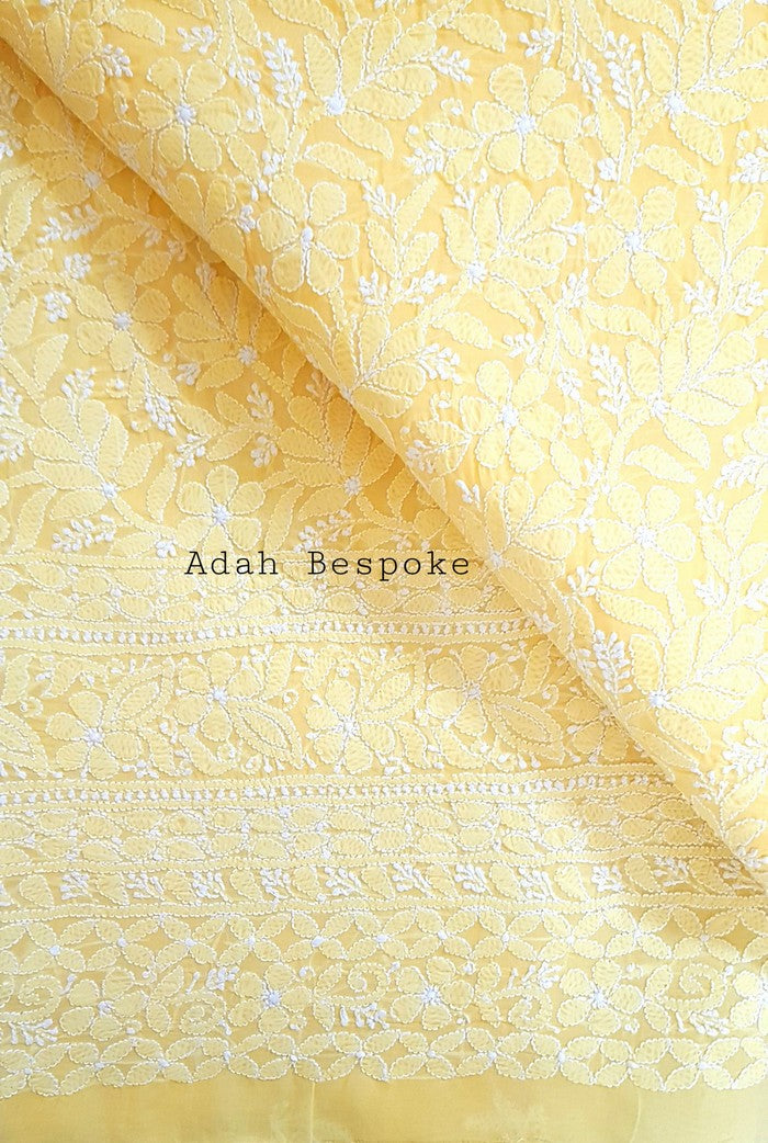 Chikankari Cotton Kurta ( Unstitched )