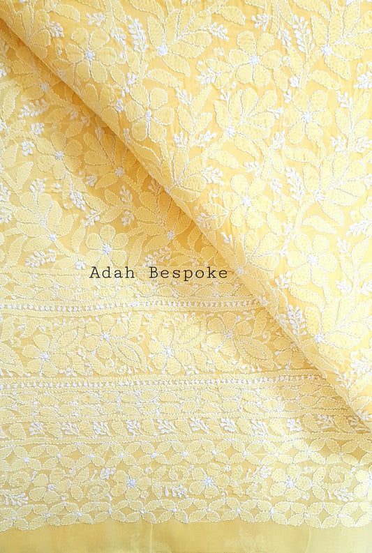 Chikankari Cotton Kurta ( Unstitched )