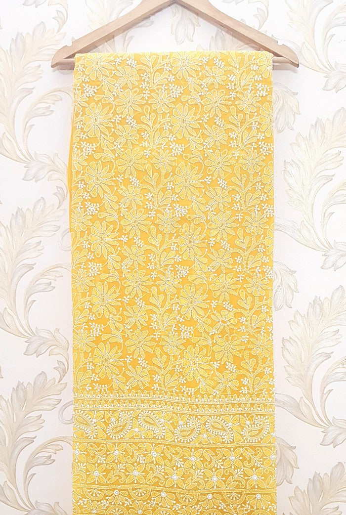 Chikankari Cotton Kurta ( Unstitched )