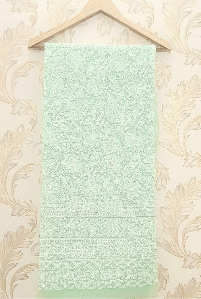 Chikankari Cotton Kurta ( Unstitched )
