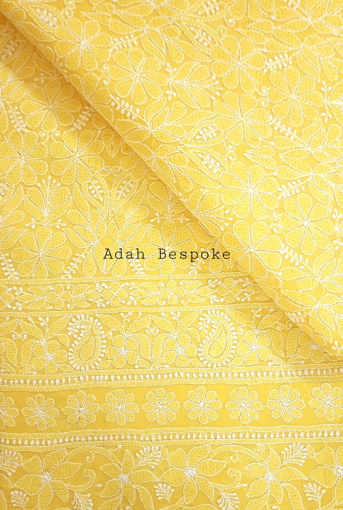 Chikankari Cotton Kurta ( Unstitched )
