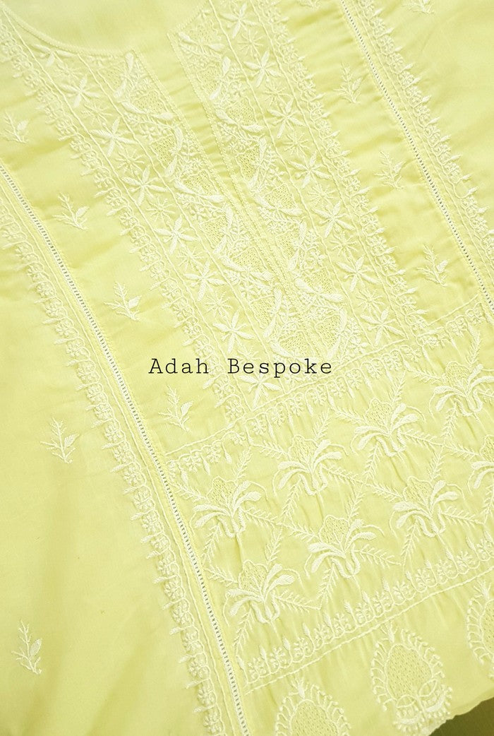 Chikankari Cotton Kurta ( Do Taar )
