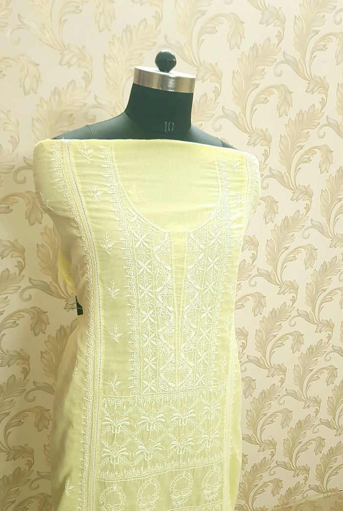 Chikankari Cotton Kurta ( Do Taar )
