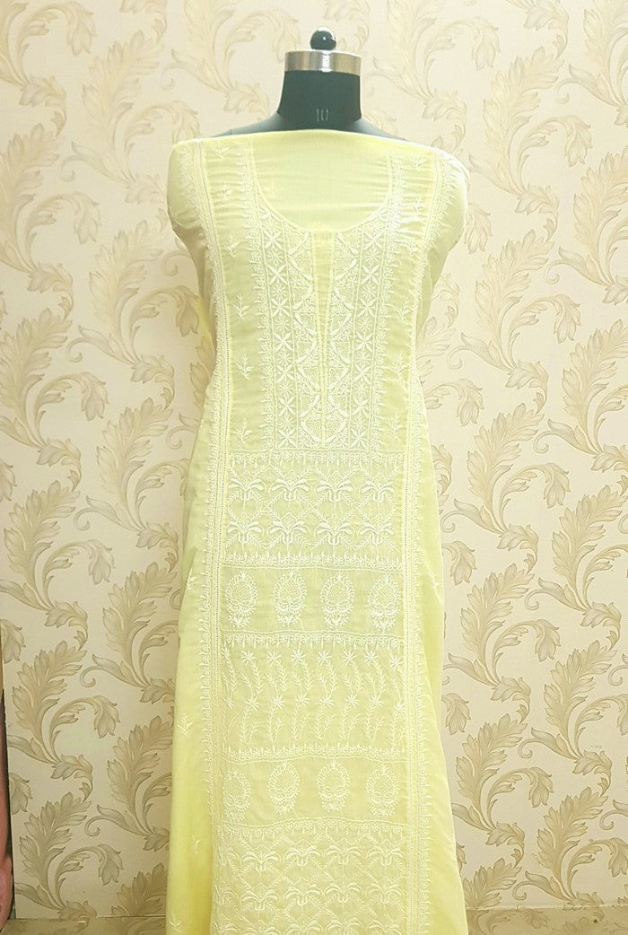 Chikankari Cotton Kurta ( Do Taar )