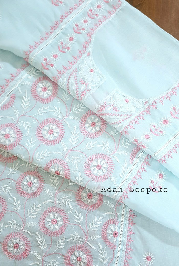Chikankari Cotton Kurta ( Do Taar )