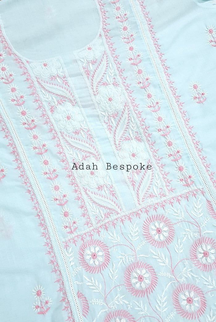Chikankari Cotton Kurta ( Do Taar )