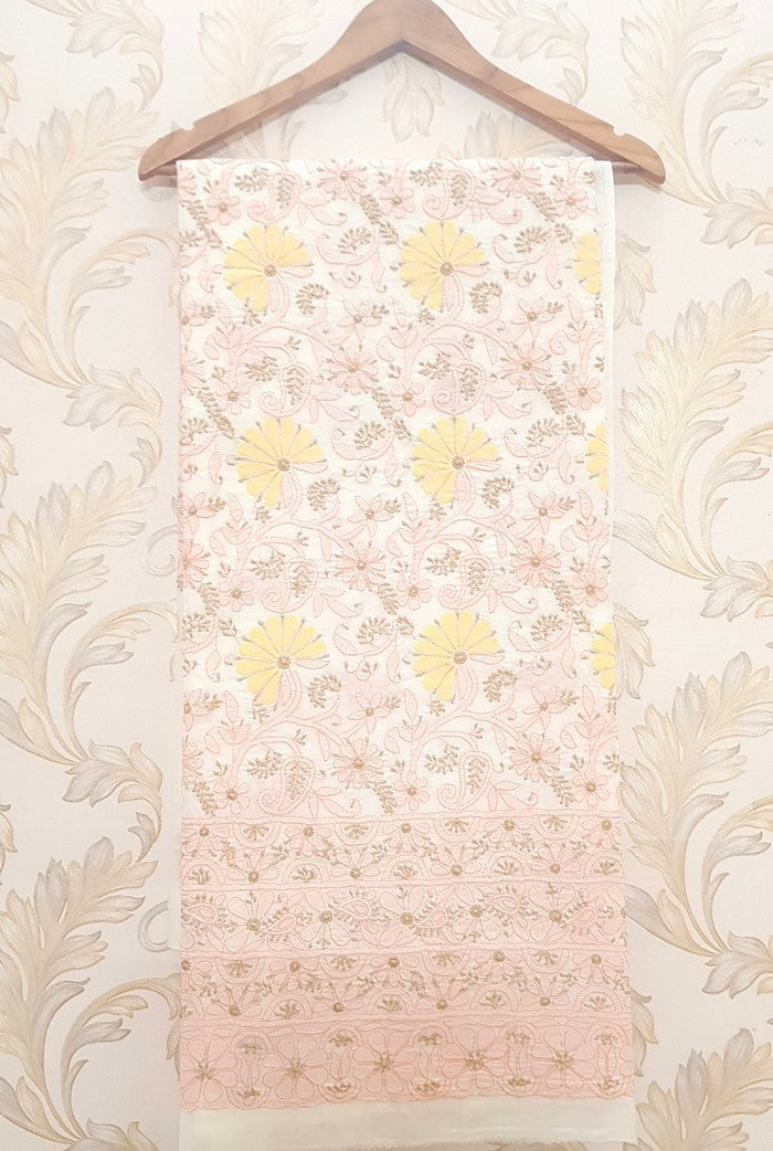 Chikankari Cotton Kurta ( Applique Work )