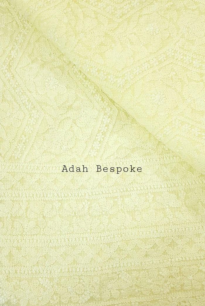 Kota Cotton Chikankari Kurta ( Unstitched )