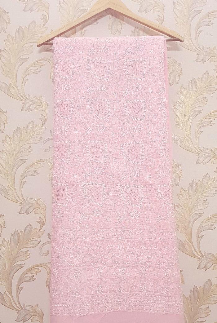 Chikankari Cotton Kurta ( Jaali ) - Adah Chikankari