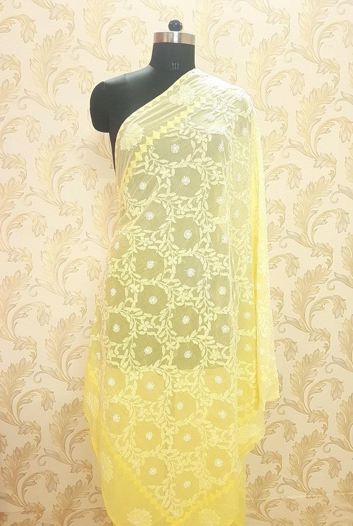 Chikankari Cotton Dupatta