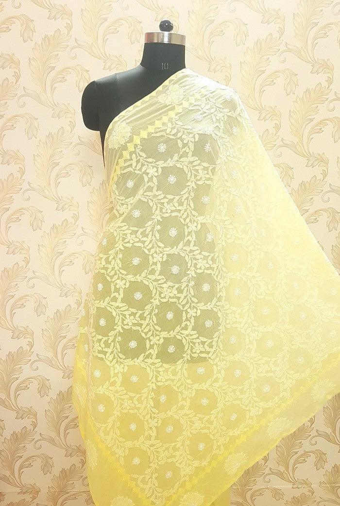 Chikankari Cotton Dupatta