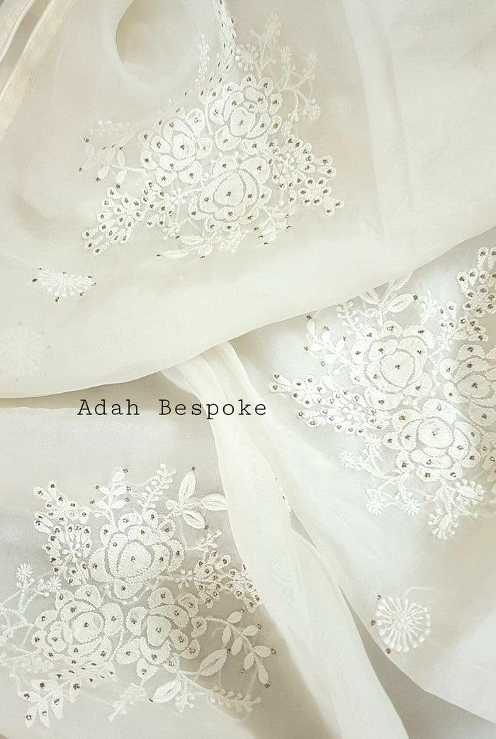 Chikankari Pure Georgette Suit ( Fine Work ) - Adah Chikankari