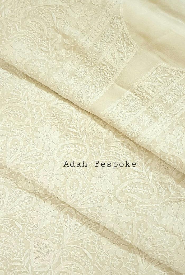 Chikankari Pure Georgette Suit ( Ek & Do Taar )