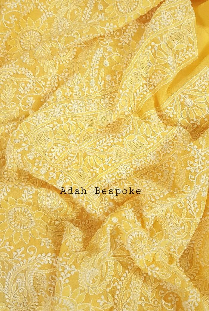 Chikankari Pure Georgette Suit ( Do Taar )
