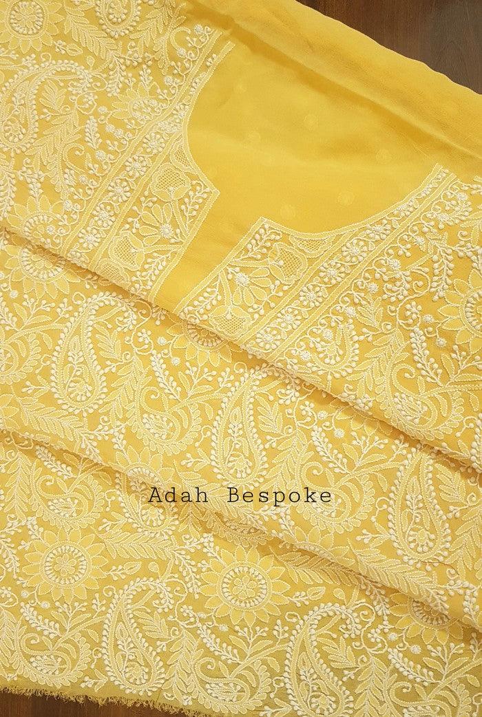 Chikankari Pure Georgette Suit ( Do Taar )