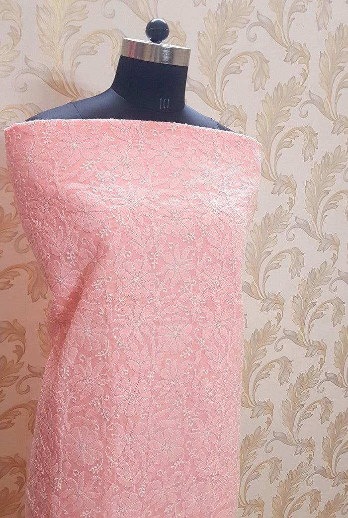 Chikankari Cotton Suit ( 3 Piece ) - Adah Chikankari