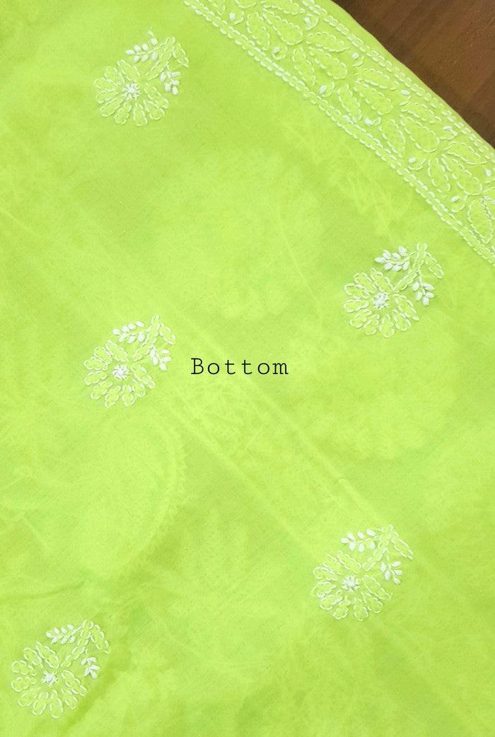 Chikankari Cotton Suit ( 3 Piece ) - Adah Chikankari