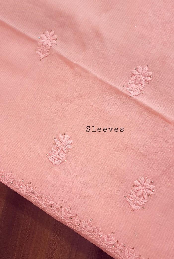 Chikankari Maheshwari Cotton Set - Adah Chikankari