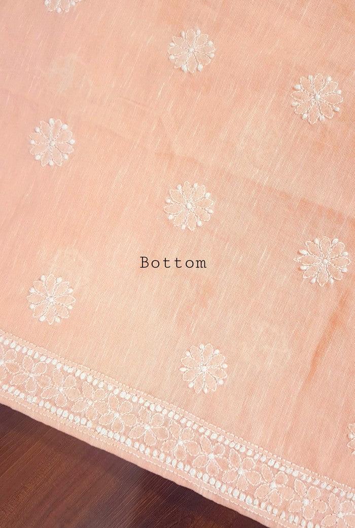 Chikankari Linen Cotton Suit - Adah Chikankari