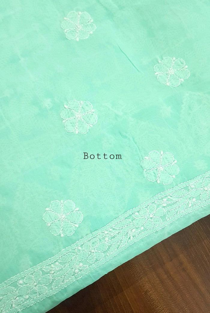 Chikankari Cotton Suit ( Cotton Dupatta ) - Adah Chikankari