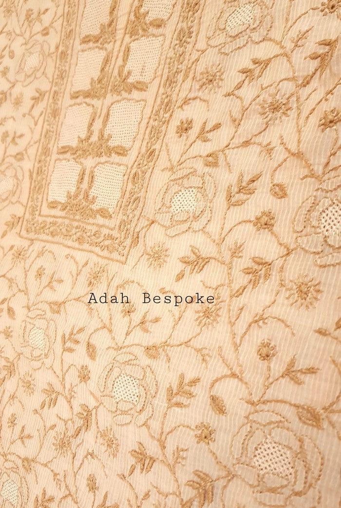 Premium Maheshwari Cotton Set ( Do Taar ) - Adah Chikankari