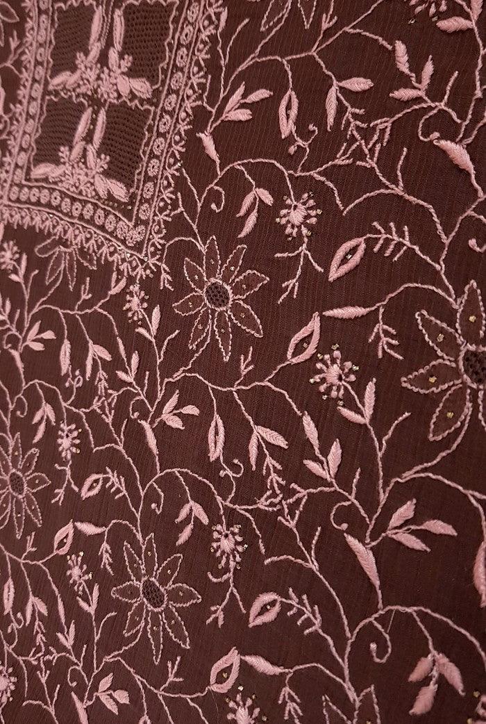 Premium Maheshwari Cotton Set ( Do Taar ) - Adah Chikankari