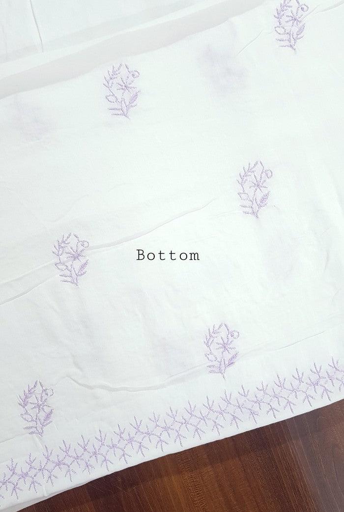 Premium Modal Cotton Suit ( Do Taar ) - Adah Chikankari