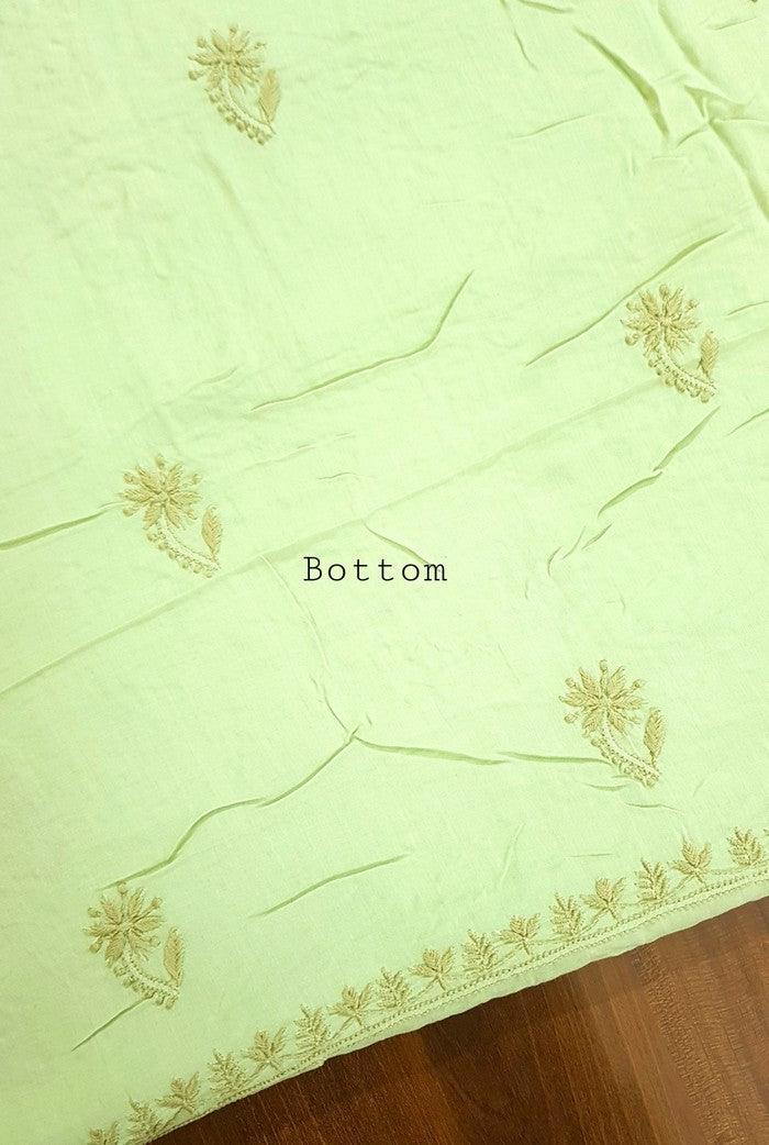 Premium Modal Cotton Suit ( Do Taar ) - Adah Chikankari