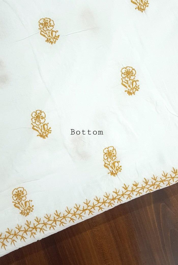 Premium Modal Cotton Suit ( Do Taar ) - Adah Chikankari