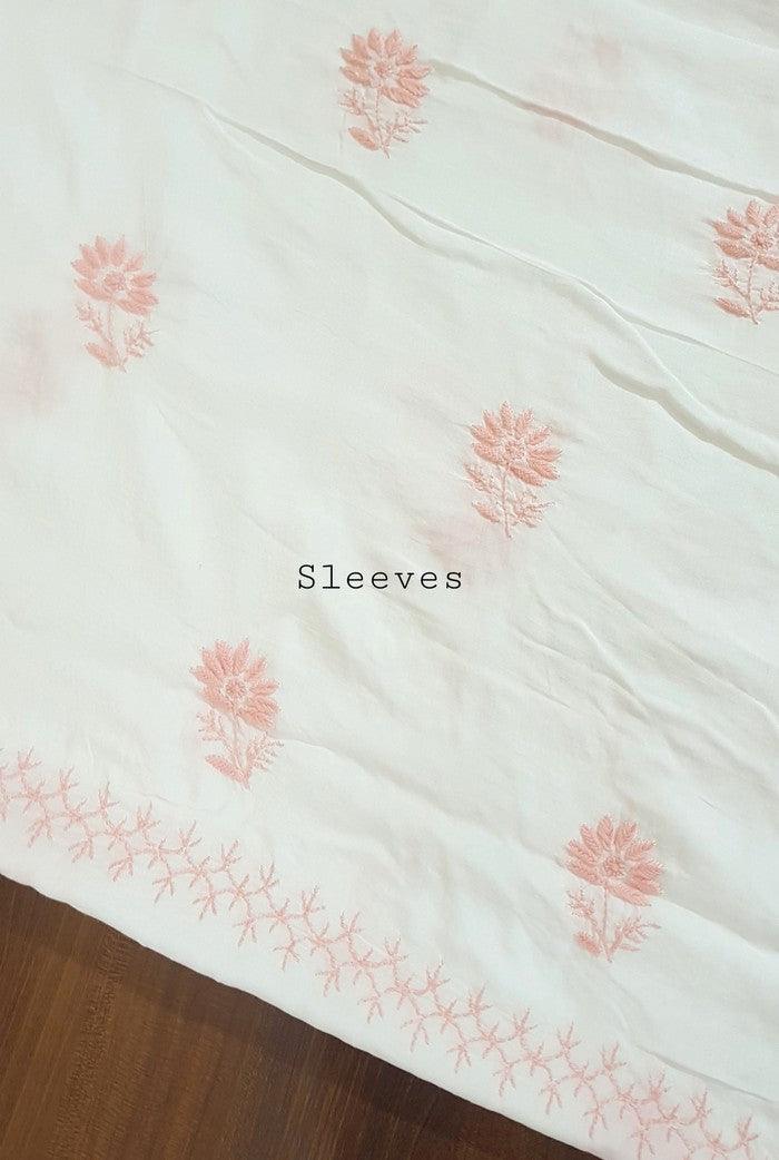 Premium Modal Cotton Suit ( Do Taar ) - Adah Chikankari