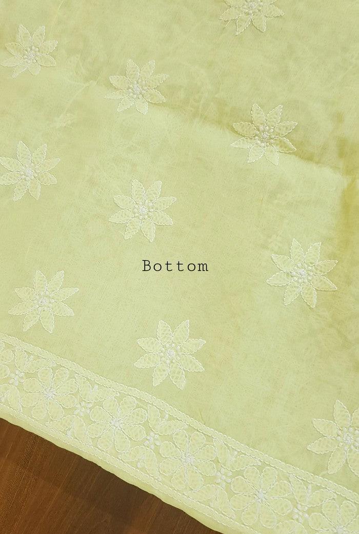 Chikankari Cotton Suit ( 3 Piece ) - Adah Chikankari