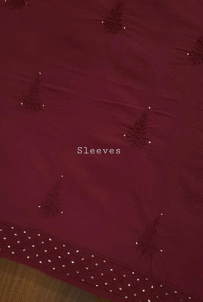 Chikankari Mulmul Full Suit ( 3 Piece ) - Adah Chikankari