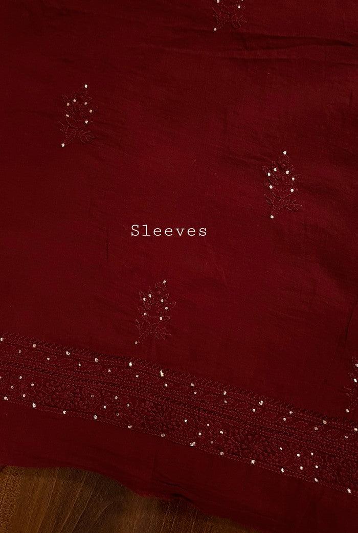 Chikankari Mulmul Full Suit ( 3 Piece ) - Adah Chikankari