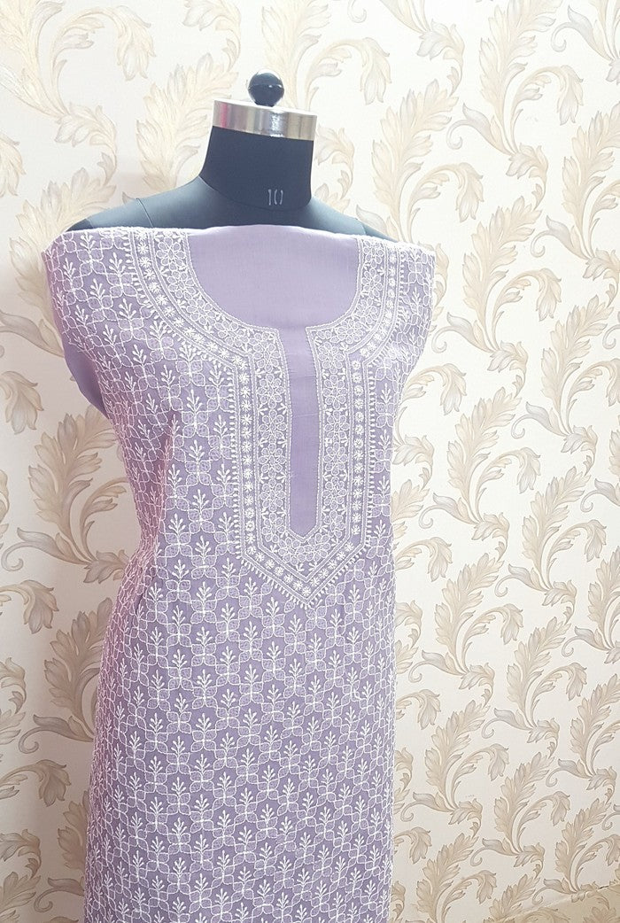 Chikankari Cotton Suit ( 3 Piece )